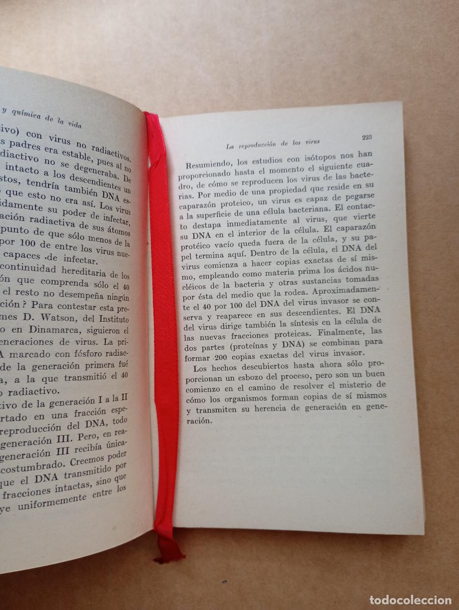 Libros de segunda mano de ciencias: FISICA y Quimica de la Vida - Revista de Occidente - Foto 2