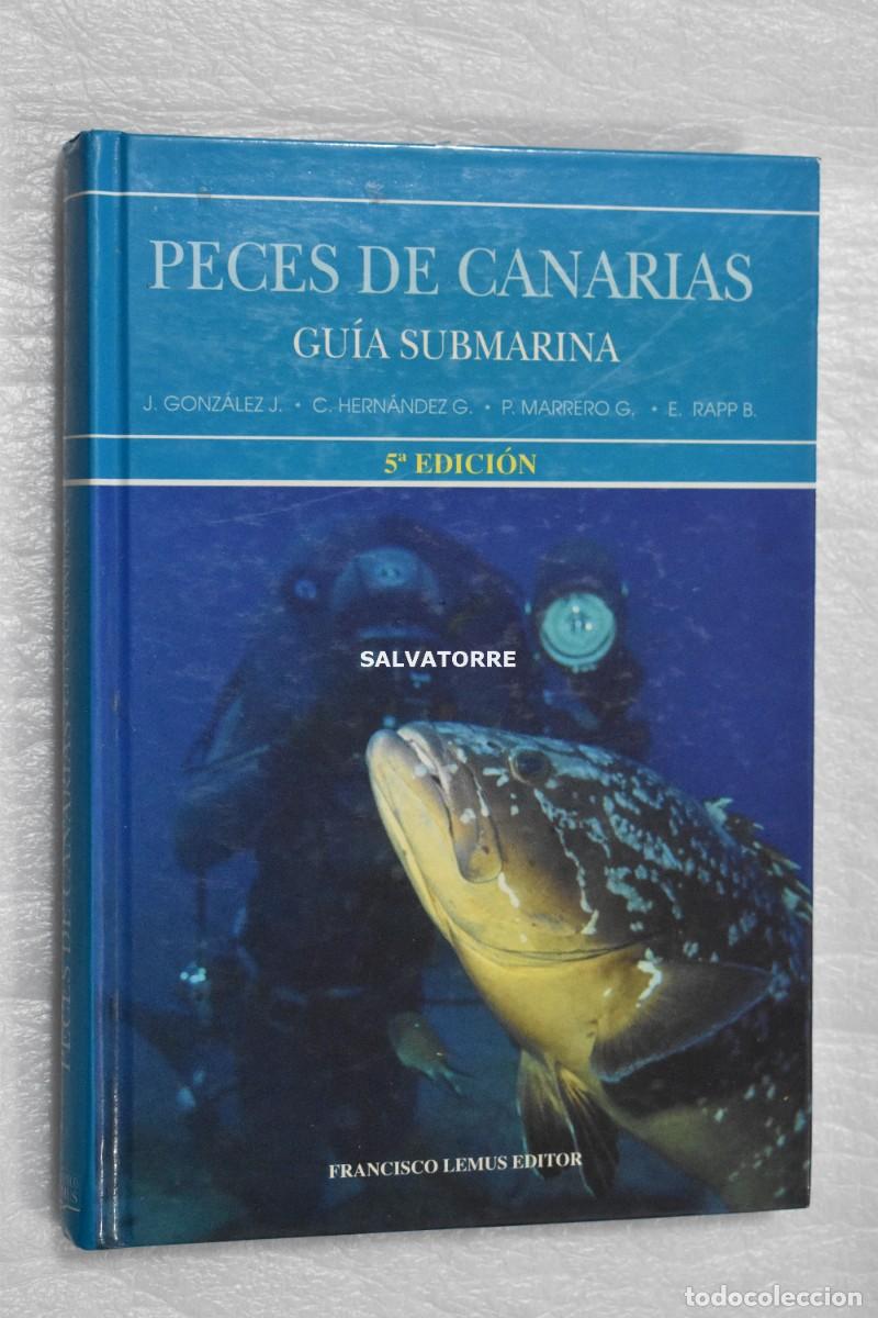 Libros de segunda mano: PECES DE CANARIAS GUIA SUBMARINO. J.GONZALEZ. HERNANDEZ. MARRERO RAPP. LEMUS EDITOR