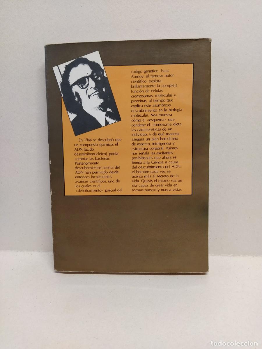 Libros de segunda mano: Isaac Asimov - El c&oacute;digo gen&eacute;tico - Foto 2