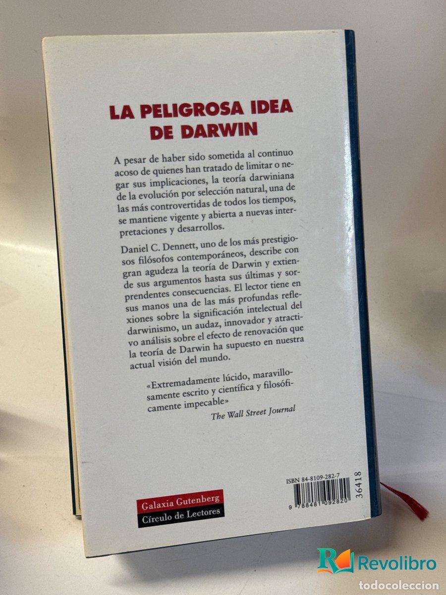 Libros de segunda mano: La peligrosa idea de Darwin - Daniel C. Dennett - Foto 2
