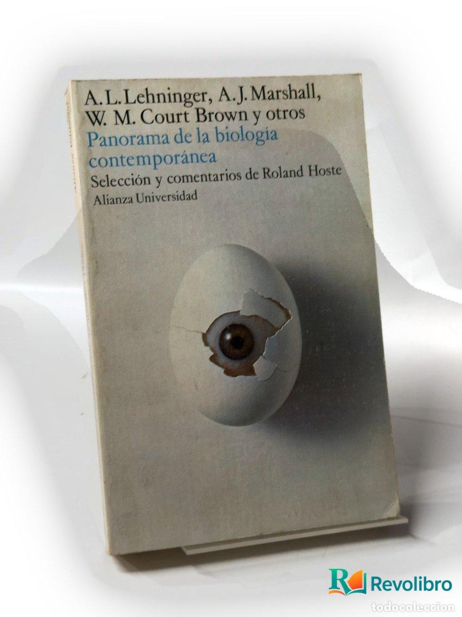 Libros de segunda mano: Panorama de la biolog&iacute;a contempor&aacute;nea - A. L. Lehninger, A. J. Marshall, W. M. Court Brown y otros