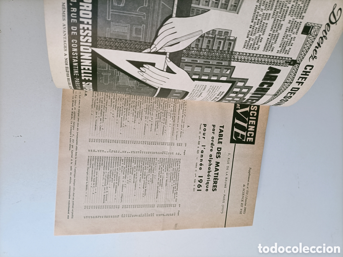 Libros de segunda mano de ciencias: Vie cience.. texto en franc&eacute;s 1962 ciencia vida - Foto 2