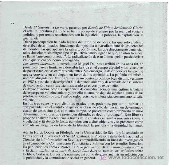 Libros de segunda mano: Cine, Literatura y Propaganda - Foto 2