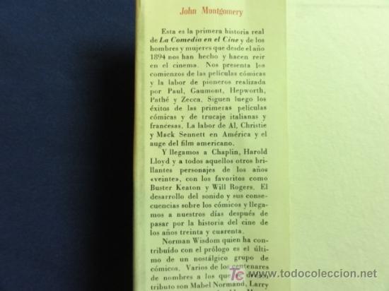 Libros de segunda mano: LA COMEDIA EN EL CINE - JOHN MONTGOMERY - EDITORIAL AHR - Foto 2