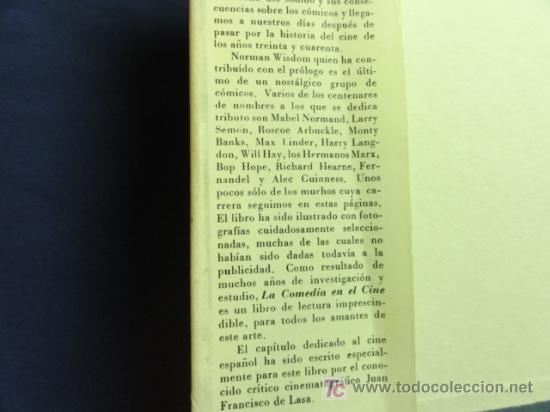 Libros de segunda mano: LA COMEDIA EN EL CINE - JOHN MONTGOMERY - EDITORIAL AHR - Foto 3