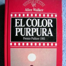 Libros de segunda mano: EL COLOR PURPURA, ALICE WALKER. PREMIO PULITZER 1983. EXITOS CINE. EDITR. ORBIS, 1987.. Lote 28790124