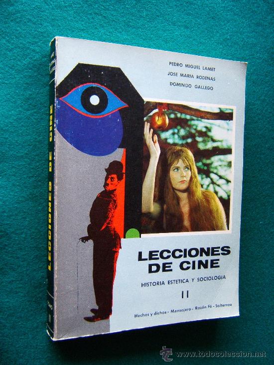 Gebrauchte B&uuml;cher: LECCIONES DE CINE-PEDRO MIGUEL LAMET-MUY ILUSTRADO-JOSE MARIA RODENAS-DOMINGO GALLEGO-TOMO II-1970.