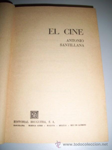 Libros de segunda mano: SANTILLANA, Antonio - El cine - Foto 1