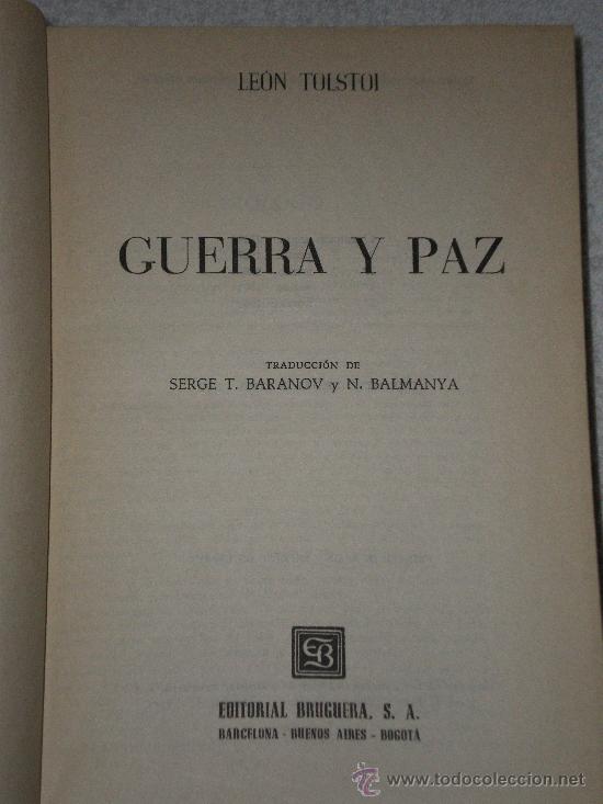 Libros de segunda mano: LIBRO GUERRA Y PAZ BASADO EN LA PELICULA - Foto 2