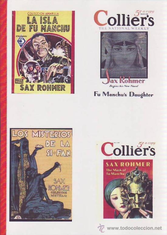 Libros de segunda mano: LA ISLA DE FU MANCHU, LOS MISTERIOS DE LA SI &ndash; FAN, FU MANCHU&rsquo;S DAUGTHER & THE MASK OF FU MANCHU