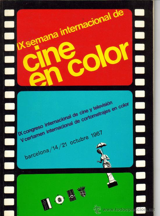 Livros em segunda m&atilde;o: LIBRO IX SEMANA INTERNACIONAL DE CINE EN COLOR 1967 SPAIN