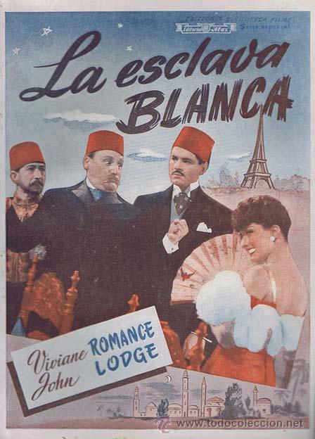 Libros de segunda mano: ROMANCE, Viviane/ LODGE, John. LA ESCLAVA BLANCA. Valencia: Alas, Cubiertas originales. Libro. Bueno