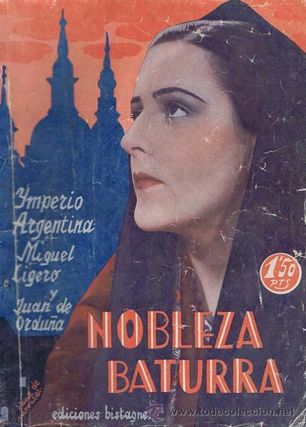 Libros de segunda mano: VV. AA.. NOBLEZA BATURRA. Barcelona: Bistagne, Cubiertas originales. Libro. Normal 15.4x21.2/68pp/R&uacute;