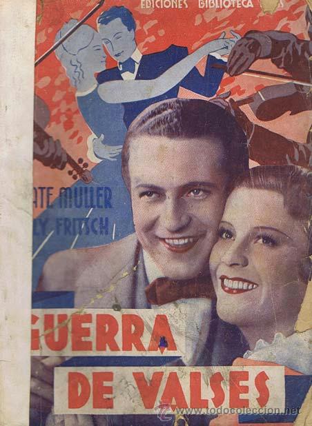 Libros de segunda mano: MULLER/ FRITSCH. GUERRA DE VALSES. Valencia: Alas, 16x21.5. R&uacute;stica con desperfectos . Libro. Firma