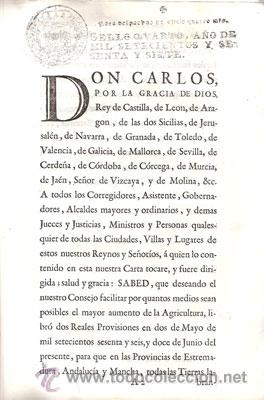 Libros de segunda mano: REAL PROVISI&Oacute;N DE SU MAGESTAD &ndash; A&ntilde;o 1767 - Foto 3