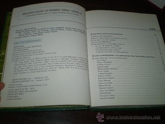 Libros de segunda mano: CINE CONTEMPORANEO 1975 - Foto 2