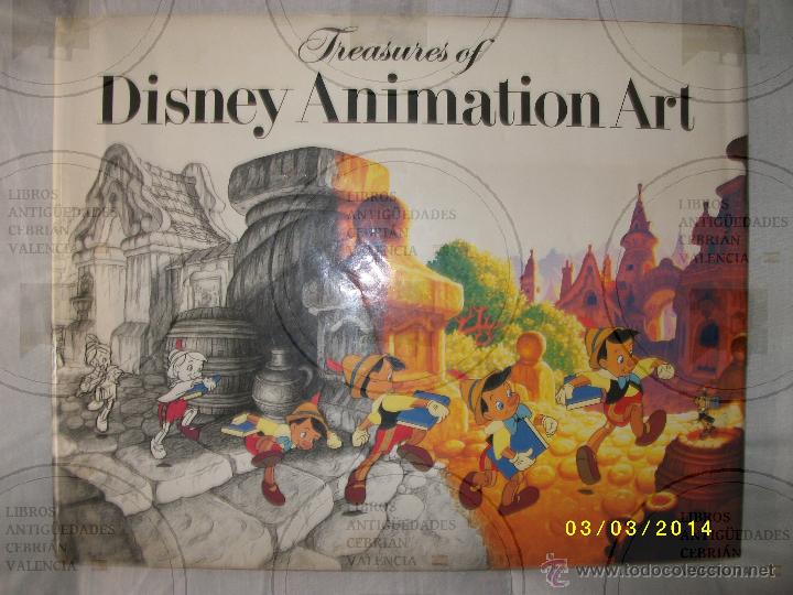 Livros em segunda m&atilde;o: TREASURES OF DISNEY ANIMATION ART 1982