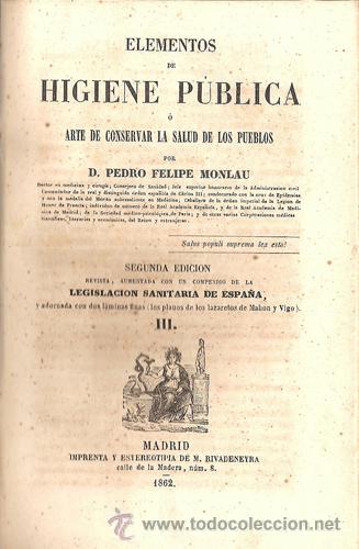 Libros de segunda mano: ELEMENTOS DE HIGIENE P&Uacute;BLICA -3 vol- A&ntilde;o 1862 - Foto 4