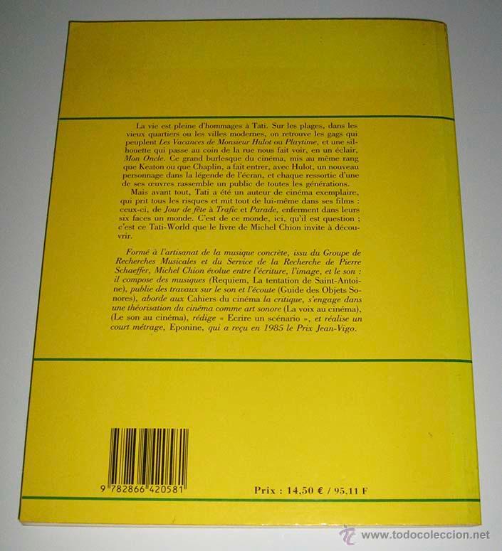 Libros de segunda mano: JACQUES TATI - MICHEL CHION - LIBRO - Foto 2