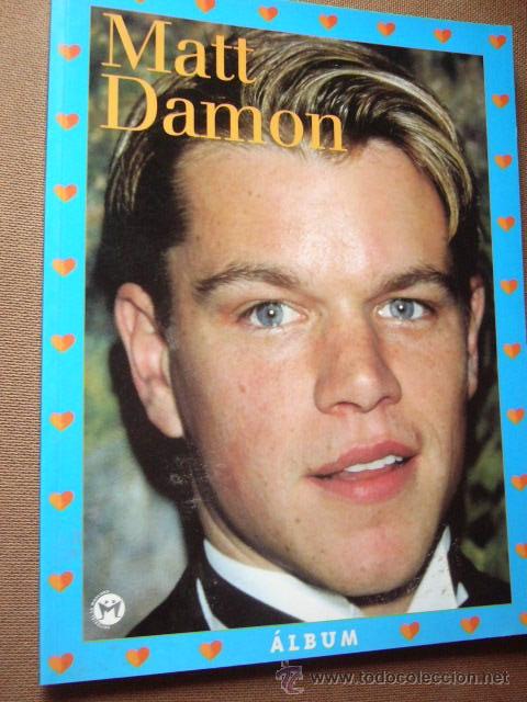 Libros de segunda mano: MATT DAMON. &Aacute;LBUM. ED. LA MASCARA. - Foto 1