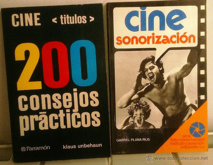 Libros de segunda mano: Cine sonorizaci&oacute;n y 200 consejos pr&aacute;cticos t&iacute;tulos. (Lote de 2)