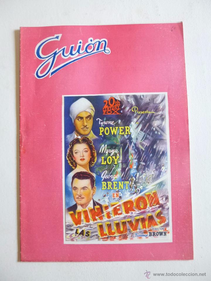 Libros de segunda mano: GUI&Oacute;N # 69, REVISTA DE CINE,  PORTADA VINIERON LAS LLUVIAS 1944