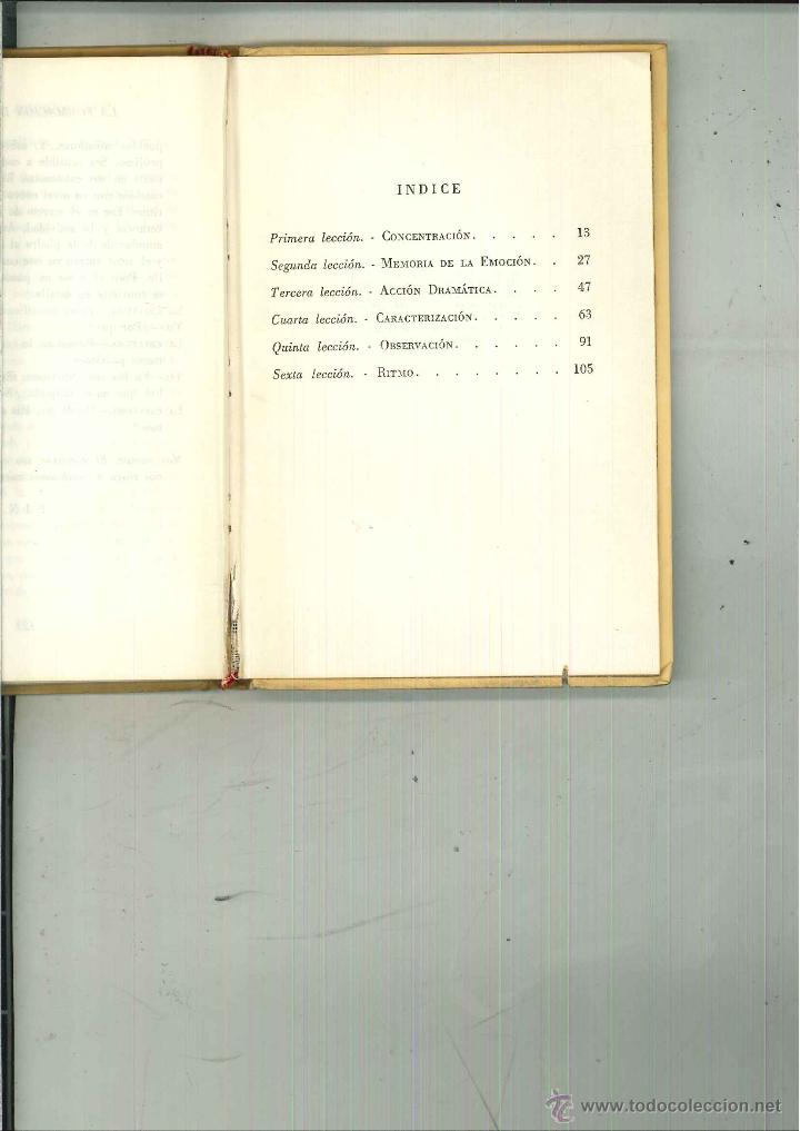 Libros de segunda mano: LA FORMACI&Oacute;N DEL ACTOR. Ricard Bolelavsky - Foto 3