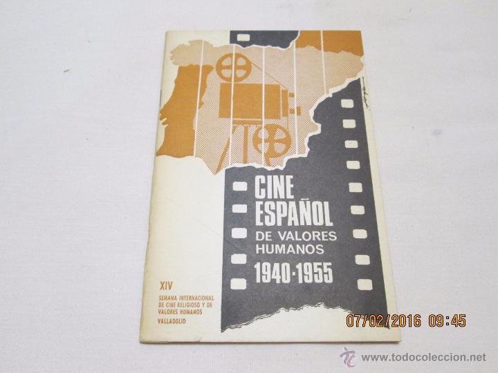 Livros em segunda m&atilde;o: CINE ESPA&Ntilde;OL DE VALORES HUMANOS - OLIVERA GARRIDO, MANUEL - 1969