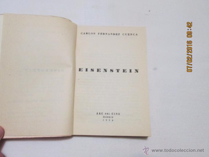 Libros de segunda mano: EISENSTEIN - FERNANDEZ CUENCA, CARLOS - 1958 - Foto 2