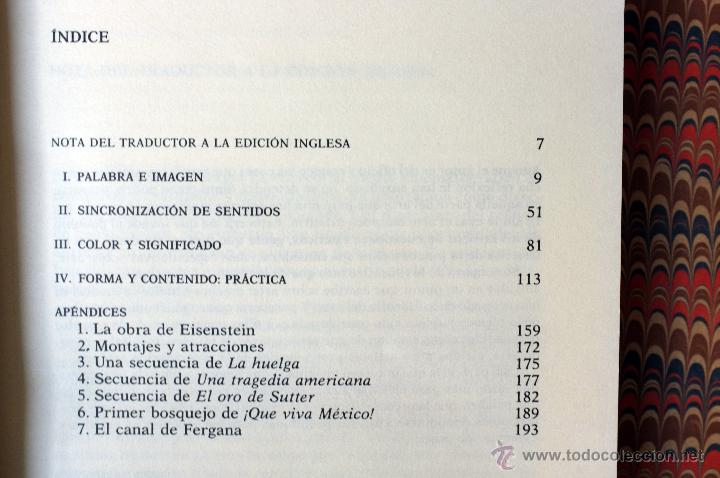 Libros de segunda mano: El sentido del cine. Sergei Eisenstein - Foto 3