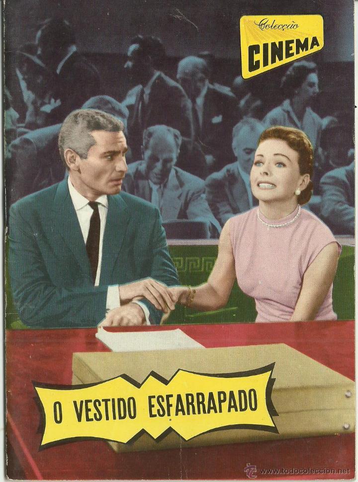 Libri di seconda mano: COLECCIO CINEMA LIBRO DE 32 HOJAS DE LA PELICULA EL VESTIDO ESFARRAPADO CON FOTOS TODO EN PORTUGUES