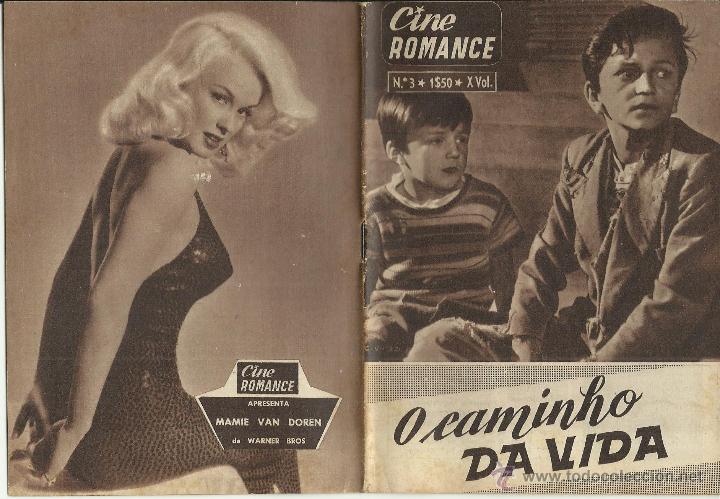Second hand books: CINE ROMANCE LIBRO DE 32 HOJAS DE LA PELICULA EL CAMINO DE LA VIDA  CON FOTOS TODO EN PORTUGUES