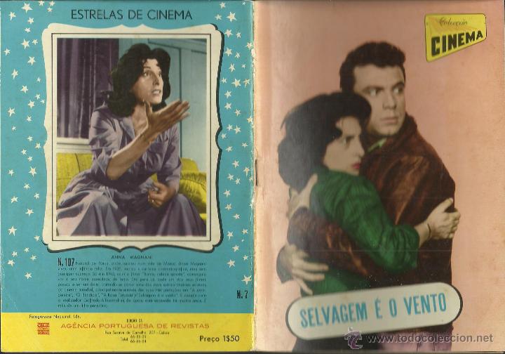 Libri di seconda mano: COLECCIO CINEMA LIBRO DE 32 HOJAS DE LA PELICULA SALVAJE Y EL VIENTO CON FOTOS TODO EN PORTUGUES
