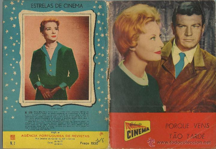 Libros de segunda mano: COLECCIO CINEMA LIBRO DE 32 HOJAS DE LA PELICULA POR QUE VIENES TAN TARDE FOTOS TODO EN PORTUGUES