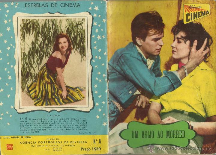 Libros de segunda mano: COLECCIO CINEMA LIBRO DE 32 HOJAS DE LA PELICULA UN BESO AL MORIR FOTOS TODO EN PORTUGUES