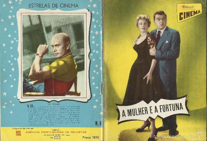 Libros de segunda mano: COLECCIO CINEMA LIBRO DE 32 HOJAS DE LA PELICULA SU MUJER Y SU FORTUNA FOTOS TODO EN PORTUGUES
