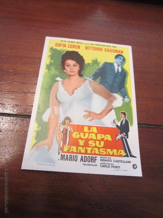 Libros de segunda mano: LA GUAPA Y SU FANTASMA SOFIA LOREN VITTORIO GASSMAN POSTE