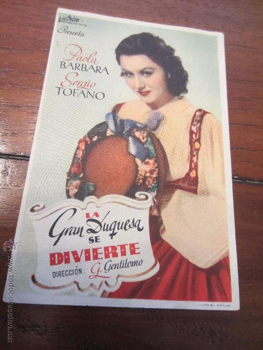 Livres d'occasion: LA GRAN DUQUESA SE DIVIERTE-G.GENTILOMO-PAOLA BARBARA-SERGIO TOFANO