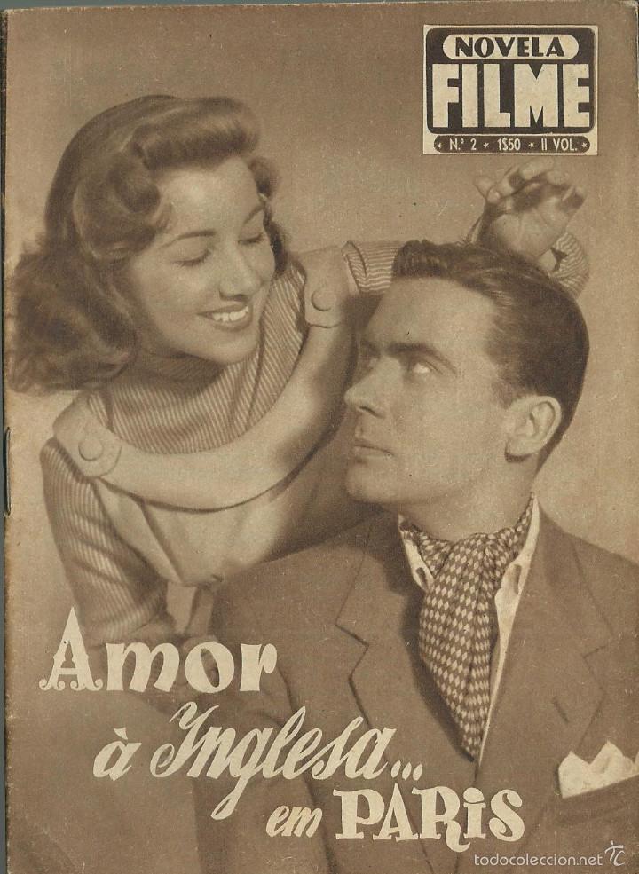 Libros de segunda mano: COLECCION NOVELA FILME LIBRO DE 32 HOJAS DE LA PELICULA AMOR A LA INGLESA EN PARIS TODO EN PORTUGUES