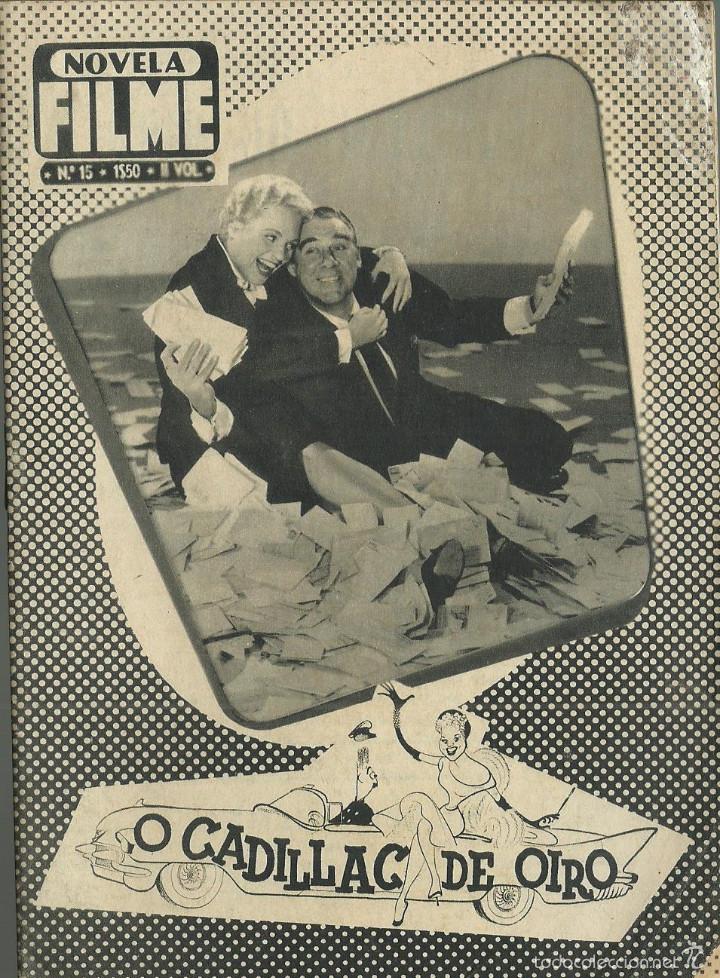 Libros de segunda mano: COLECCION NOVELA FILME LIBRO DE 32 HOJAS DE LA PELICULA EL CADILLAC DE ORO FOTOS TODO EN PORTUGUES
