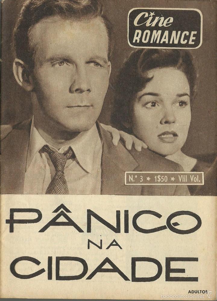 Libros de segunda mano: COLECCION CINE ROMANCE LIBRO DE 32 HOJAS DE LA PELICULA PANICO NA CIUDADE TODO EN PORTUGUES