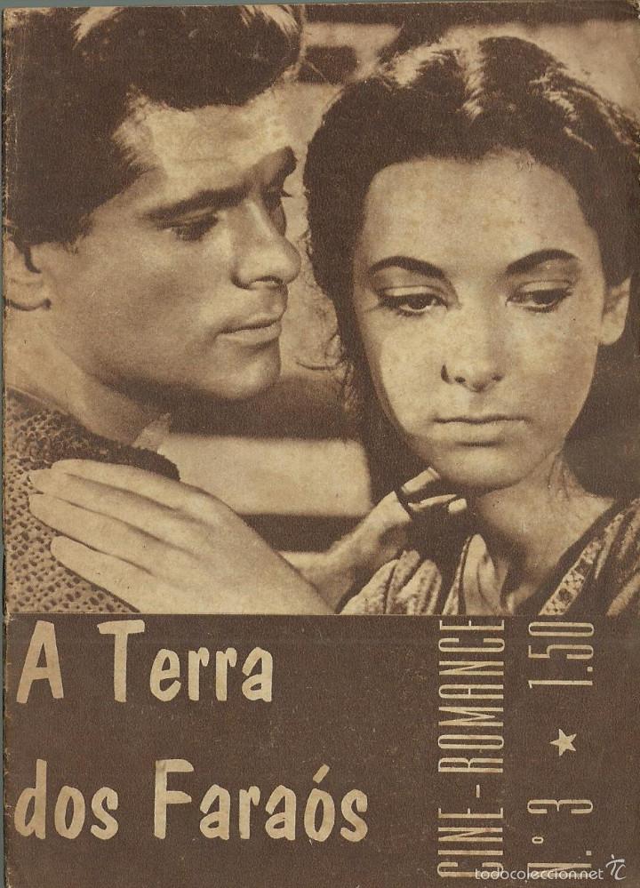 Livres d'occasion: COLECCION CINE ROMANCE LIBRO DE 32 HOJAS DE LA PELICULA A TERRA DOS FARAOS TODO EN PORTUGUES