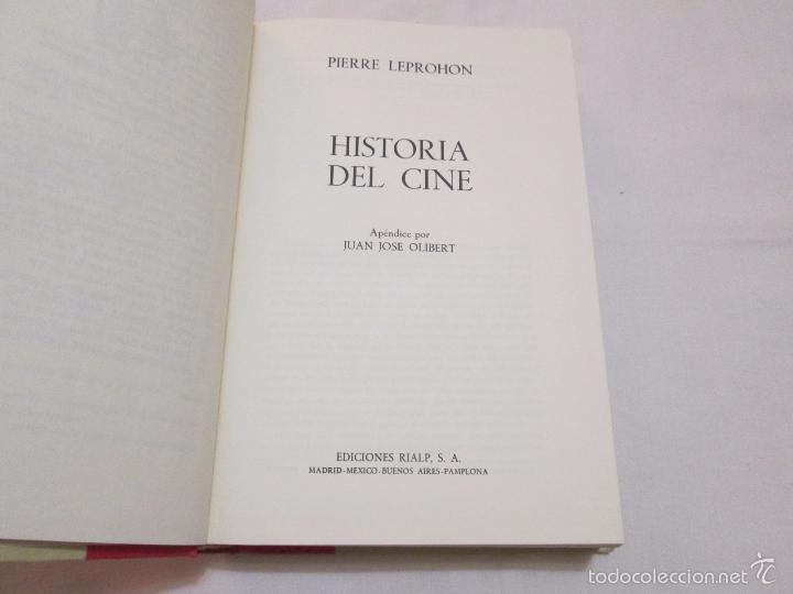 Libros de segunda mano: HISTORIA DEL CINE - PIERRE LEPROHON - 1968 - Foto 2