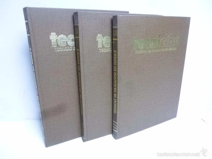 Livros em segunda m&atilde;o: TECNICINE, TECNICAS DE FILMACION EN SUPER 8, 3 volumenes, muy ilustradas, buen estado