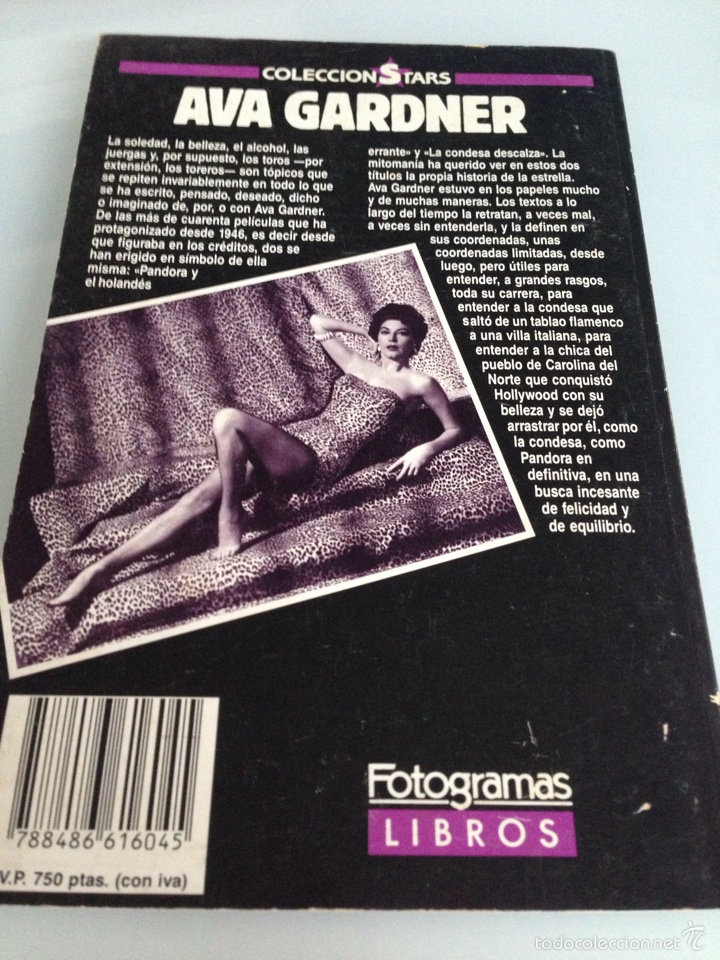 Libros de segunda mano: Libro Ava Gardner. N&uacute;ria Vidal - Foto 3