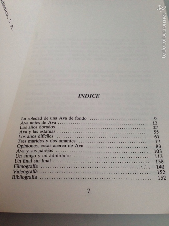 Libros de segunda mano: Libro Ava Gardner. N&uacute;ria Vidal - Foto 4