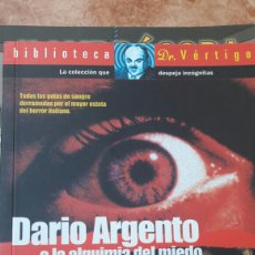 Libros de segunda mano: DARÍO ARGENTO O LA ALQUIMIA DEL MIEDO. SALVADOR BERNABÉ.