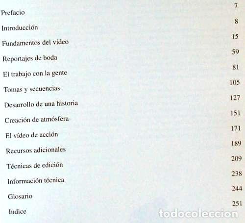 Libros de segunda mano: EL LIBRO DE EL VIDEO - JOHN HEDGECOE - ED. EL DRAC 1992 - VER INDICE - Foto 2