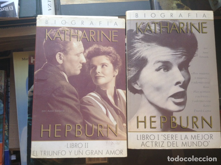 Libros de segunda mano: Katharine Hepburn. Biograf&iacute;a 1 y 2. - Foto 1