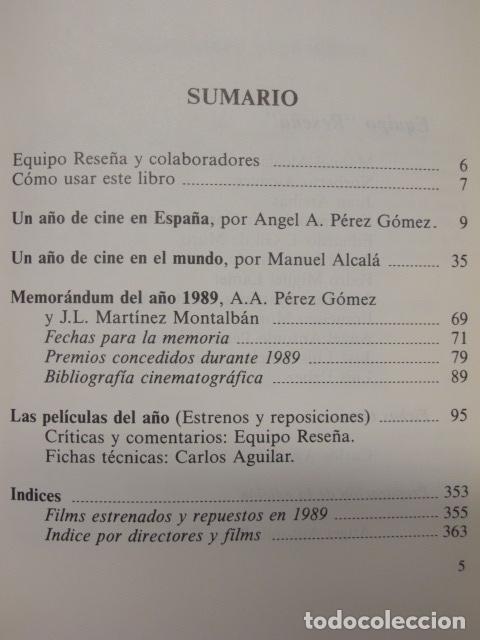 Libros de segunda mano: Cine para leer. Equipo Rese&ntilde;a, 1989 - Foto 2